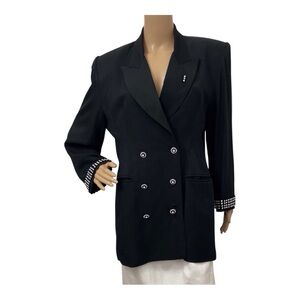 Solini Women's Black Blazer, 10